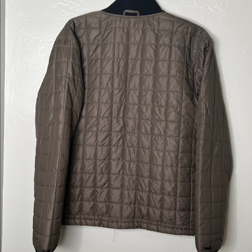 Body Glove Men’s Quilted Bomber Jacket Olive Zip Front Lightweight Size L - Picture 6 of 8